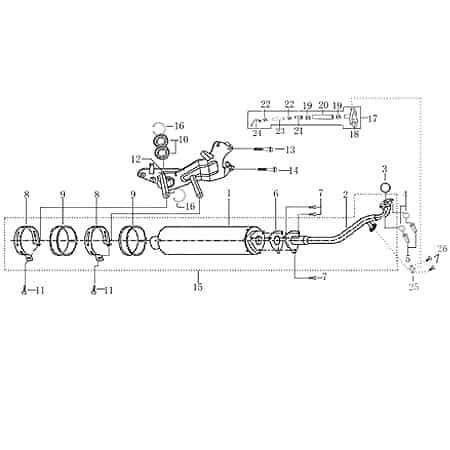 Bundschraube M8x65mm verzinkt Jonway Scooter 9050608065-1 Motorroller.de Maschinenschraube Flanschschraube Flansch-Schraube Maschinen-Schraube Moped