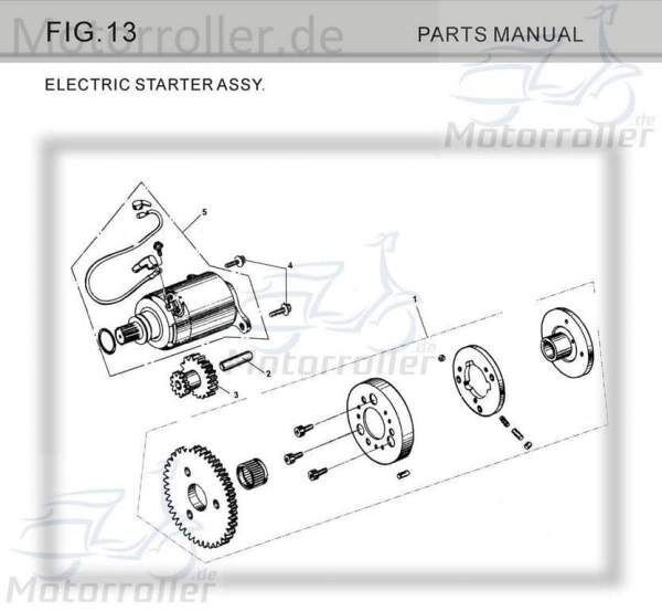 Bundschraube M6x16mm Tongjian Maschinenschraube 150ccm 4Takt Motorroller.de Flanschschraube Flansch-Schraube Maschinen-Schraube Bund-Schraube Buggy