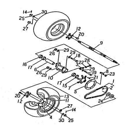 Simmerring 99589 für Rex Quad-250