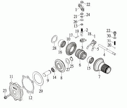 SMC Quad 200 Stift Bolzen ATV 150/250ccm 4Takt 94430-35018K Motorroller.de Passstift Nietstift Pass-Stift 150/250ccm-4Takt Quad 250 UTV Ersatzteil