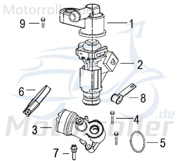 Kreidler Insignio 125 2.0 Sicherungsschraube 125ccm 4Takt 750035 Motorroller.de 125ccm-4Takt Scooter Qingqi Ersatzteil Service Inpektion Direktimport