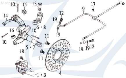 SMC Quad 250 Schraube ATV 250ccm 4Takt 94716-10030-C Motorroller.de Bundschraube Maschinenschraube Flanschschraube Flansch-Schraube Maschinen-Schraube