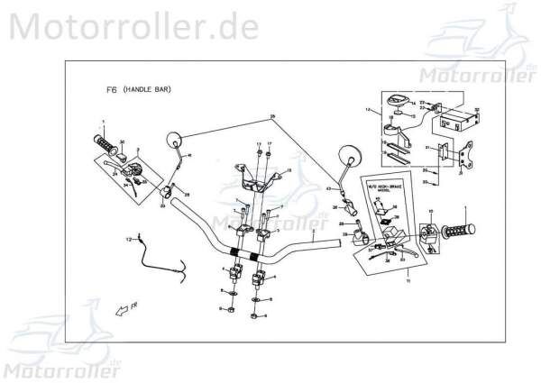 PGO Halter Tachogeber X-RIDER 50 Befestigung Halterung Quad X0561051000 Motorroller.de Haltebügel Halteblech Halte-Blech Halte-Bügel PGO 50ccm-2Takt