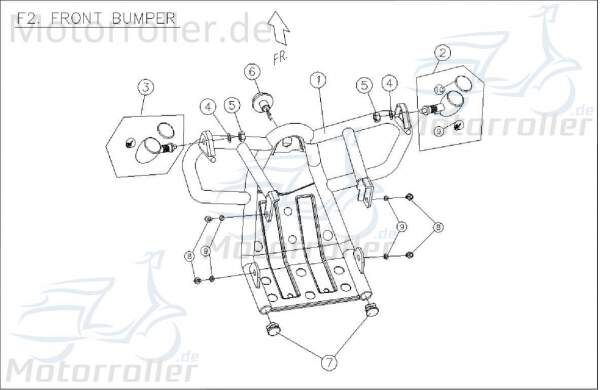 PGO Fußbremshebel X3-250 Bremspedal Brems-Hebel Quad ATV X24680900002 Motorroller.de Brems-Pedal Bremsnockenhebel Fußbremspedal X-Rider 90 UTV Service