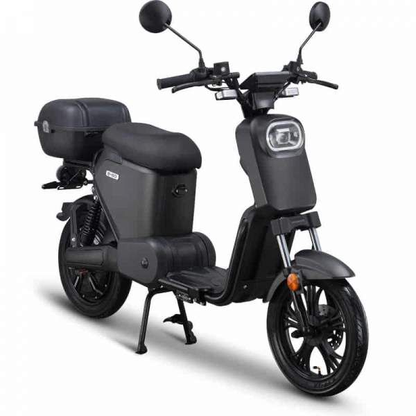 Elektroroller Scoody 45 E-Go S2 schwarz matt 500W 45 km/h Mofa Roller Scooter