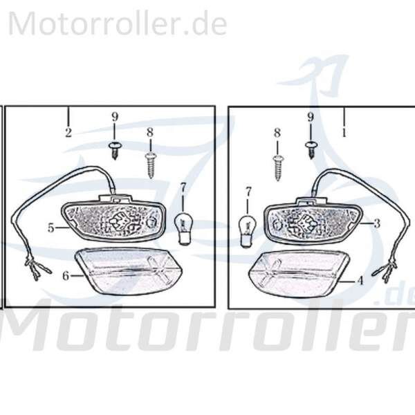 Rex Hiker 50 City DD Blechschraube Roller 50ccm 4Takt 706133 Motorroller.de 4.8x12mm Kreuzschlitzschraube Kreuzschraube Blech-Schraube Treibschraube