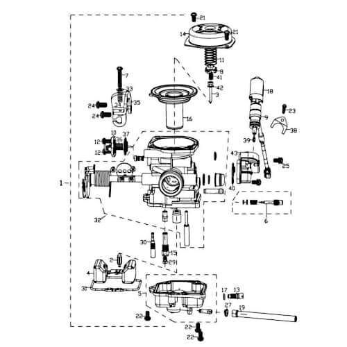 Feder Qingqi REX RS700 QM50QT-10A Dämpfung Roller FIG E5A-36 Motorroller.de Schwingungsdämpfer Ausgleichsfeder Abfederung Masseausgleich 50ccm 4Takt