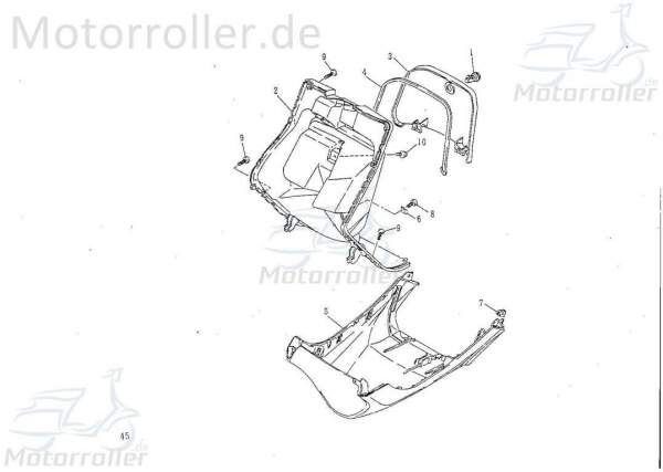 Blechmutter Rex Scooter 50 Klemmmutter Federmutter 78902 Motorroller.de Schnappmutter 50ccm-2Takt Scooter Ersatzteil Service Inpektion