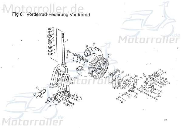 PGO Simmering Star 50 Simmerring Wellendichtring Abdichtring B4000012951 Motorroller.de Dichtringe Radialdichtring Öldichtring Simmerringe Simmer-Ring