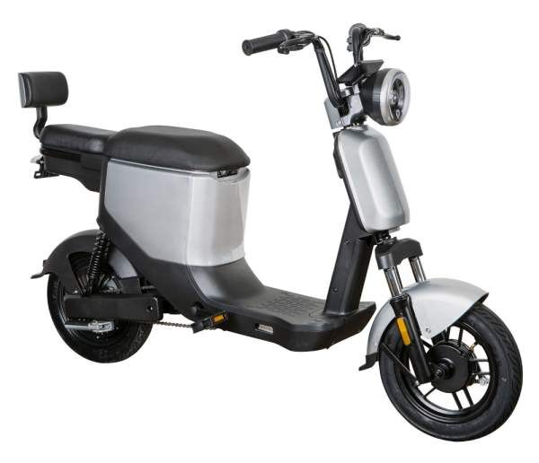 Elektroroller Scoody 25 E-Go ZT-05A silber 350W 25 km/h E-Scooter E-Roller Mofa