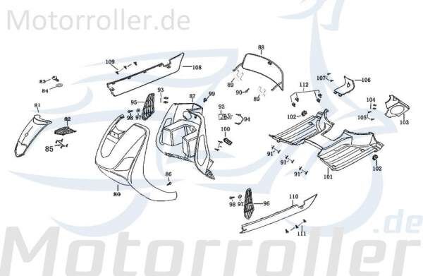 Rex Bergamo 50 Blechschraube 4.2x10mm 50ccm 4Takt 740583 Motorroller.de Kreuzschlitzschraube Kreuzschraube Blech-Schraube Treibschraube 50ccm-4Takt