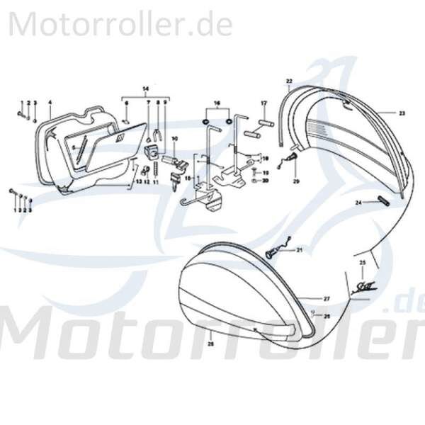 Handschuhfach graphit Ablagefach AGM-MOTORS C-2714431PB