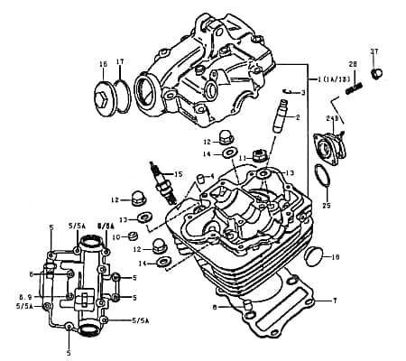 Führungshülse 8x16mm Rex Supermoto 125 DD Buchse 125ccm 4Takt Motorroller.de Führungsbuchse Arretierhülse Arretierbuchse Führungs-Buchse 125ccm-4Takt