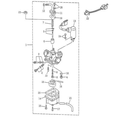 Schraube mit Unterlegscheibe Rex 25 Maschinenschraube 71328 Motorroller.de Bundschraube Flanschschraube Flansch-Schraube Maschinen-Schraube Scooter 50