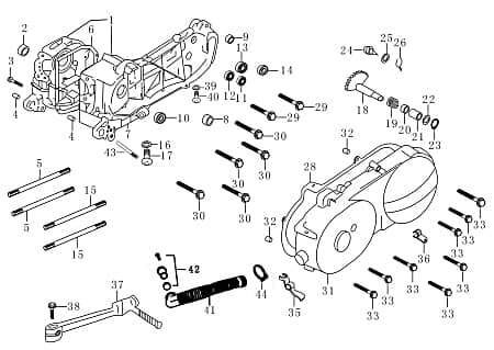 Schelle Rex RS450 Schlauchschelle Klemme Roller 50ccm 4Takt Motorroller.de Schlauchklemme Spannring clip Klemmschelle Schlauchbinder Klemm-Schelle