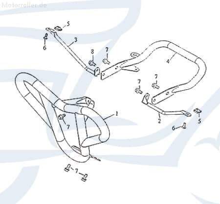 Rex Quad 50 Blechmutter M6 Klemmmutter ATV 50ccm 2Takt 98938 Motorroller.de Federmutter Schnappmutter Kreidler Mustang 200 UTV Ersatzteil Service