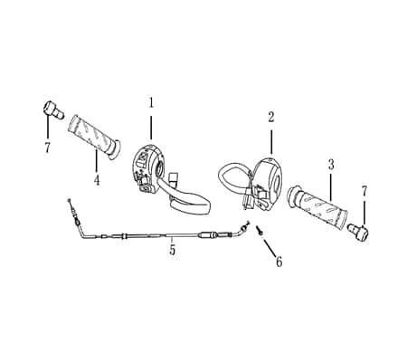 Bundschraube M5x12mm Rex RS750 Maschinenschraube 50ccm 4Takt Motorroller.de Flanschschraube Flansch-Schraube Maschinen-Schraube Bund-Schraube Scooter