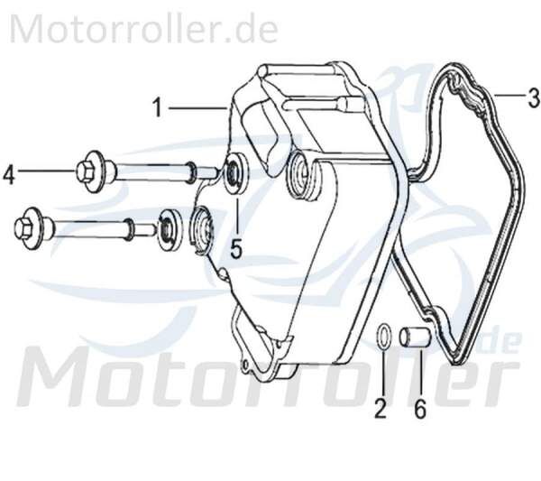 Kreidler Insignio 125 2.0 Bundschraube 125ccm 4Takt 750000 Motorroller.de Maschinenschraube Flanschschraube Flansch-Schraube Maschinen-Schraube Qingqi