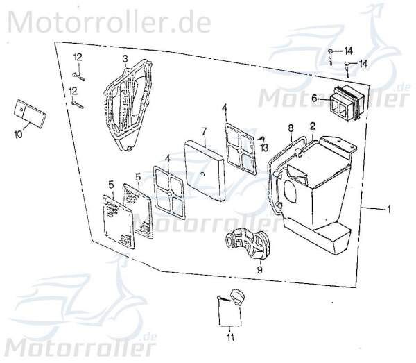 SMC Schlauchschelle Rex Chopper 125 Klemme Clip 125ccm 4Takt Motorroller.de Schlauchklemme Spannring Klemmschelle Schlauchbinder Klemm-Schelle Moped