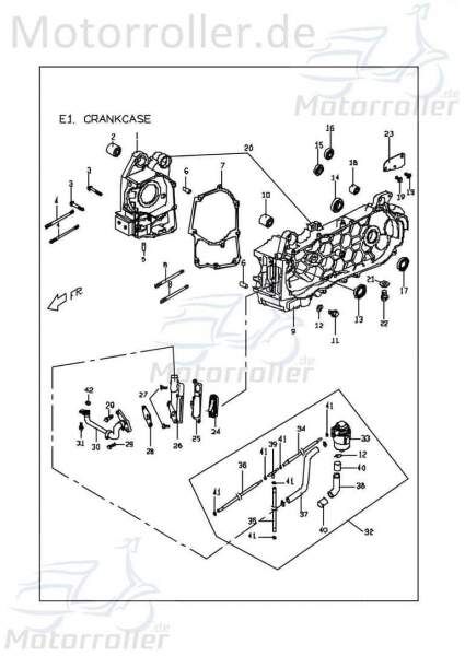 PGO Unterlegscheibe 12mm G-Max Distanzscheibe Distanzhalter 92141200006 Motorroller.de U-Scheibe Washer Beilagscheibe Ausgleichsscheibe G-Max 125