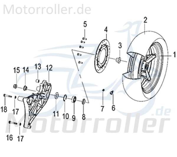 Unterlegscheibe Ø47 Distanzscheibe Rex 750439