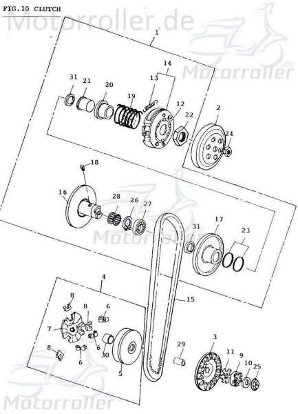 Adly Nadellager HKS-17x25x18mm Rollenlager Quad 50ccm 2Takt Motorroller.de Rollen-Lager Walzenlager Kolbenbolzenlager Nadel-Lager Minarelli liegend