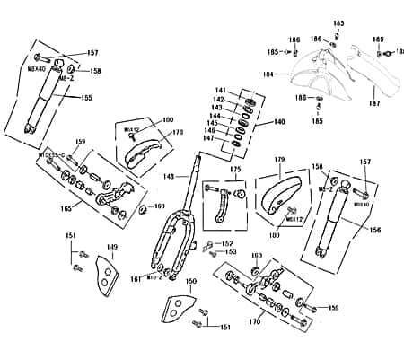 Schlauchhalter II Motorroller Kreidler Rex 740445