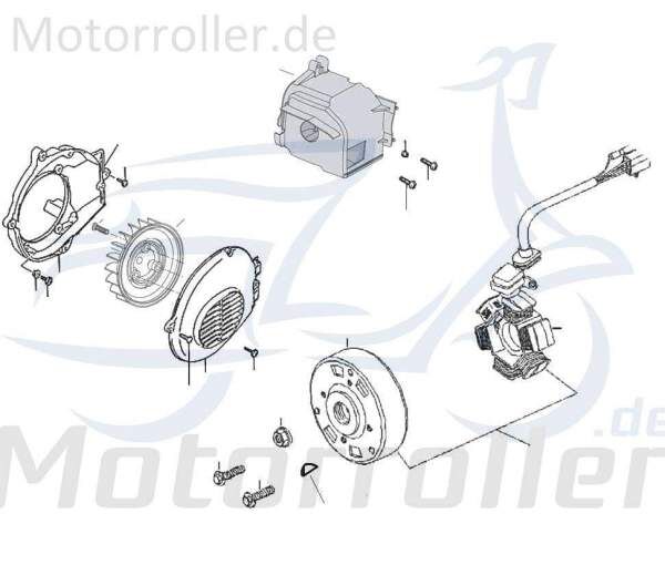 Rex RS250 Schraube Bundschraube Roller 50ccm 2Takt 87513 Motorroller.de Maschinenschraube Flanschschraube Flansch-Schraube Maschinen-Schraube Scooter