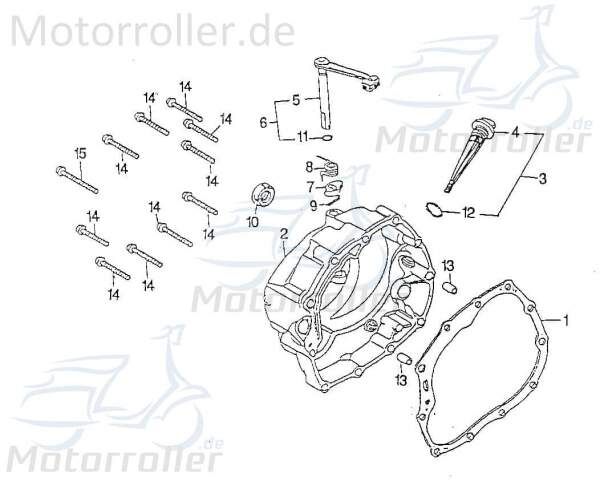 Rückholfeder 50ccm 2Takt Spannfeder Scooter Roller 98581 Motorroller.de Zugfeder 1E40QMB Moped Ersatzteil Service Inpektion Direktimport