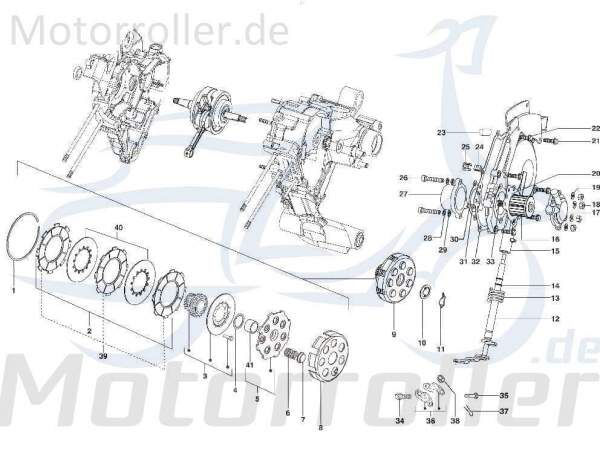 Wellenscheibe 125ccm 4Takt Kreidler Scooter Roller SF504-1060 Motorroller.de Wellscheibe 125ccm-4Takt STAR Deluxe 4S 125 STAR Deluxe 4S 200 Moped