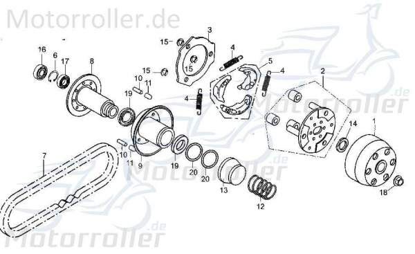 Abdichtkappe Tongjian Strassenbuggy 250 I+II 250ccm 4Takt Motorroller.de Abdichthaube 250ccm-4Takt Ersatzteil Service Inpektion Direktimport