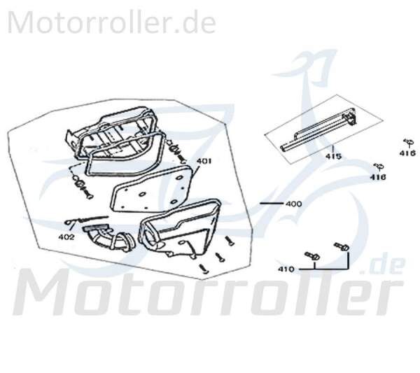 Kreidler Florett 2.0 2.1 RS 50 Luftfiltereinsatz Filtereinsatz 741161 Motorroller.de Luftilter Luftfiltermatte Lufi