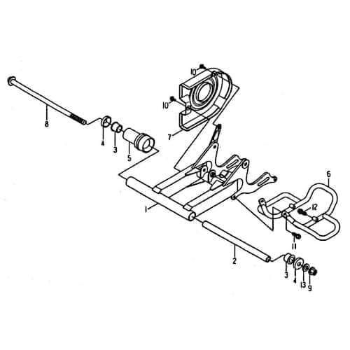 Bundmutter M14 Rex Quad 150 Sechskantmutter ATV 150ccm 4Takt Motorroller.de Flanschmutter Sechskant-Mutter Flansch-Mutter Maschinenmutter Bund-Mutter