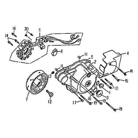 Sechskantschraube M10x33mm Rex Quad 150 Halter ATV 98837 Motorroller.de Befestigung Halterung Flachkopfschraube Sechskant-Schraube Bundschraube