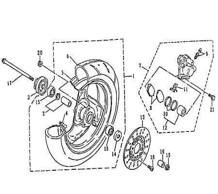 Distanzbuchse Rex 25 Distanzhülse Distanzring Scooter 78540 Motorroller.de Distanz-Hülse Passhülse Passbuchse 50ccm-2Takt Moped Ersatzteil Service