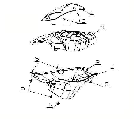 Lenkerverkleidung Kreidler Vabene Frontschürze Frontmaske 730286 Motorroller.de Frontverkleidung Lenkerabdeckung Front-Cover Lenker-Verkleidung 50ccm-