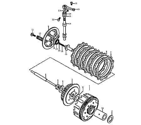 Kreidler DICE CR/GS/SM 125i Pro Kupplungsfeder 89205 Motorroller.de Rex Supermoto Enduro 125 DD Feder Wandler Kupplung