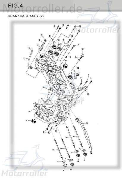 O-Ring 7.5 x 15 M150-1003016 Motorroller.de Dichtungsring