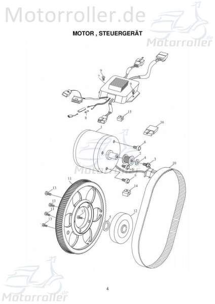 Adly Unterlegscheibe 6x13x2mm ATV 300 Sport Quad 272ccm 4Takt Motorroller.de Distanzhalter U-Scheibe Washer Beilagscheibe Ausgleichsscheibe UTV