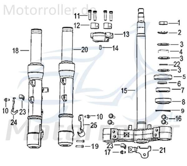 Sicherungsscheibe Motorrad Kreidler Supermoto 750220