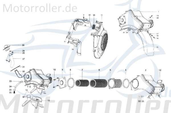 Kreidler STAR Deluxe 4S 200 Gummistopfen 200ccm 4Takt SF514-0317 Motorroller.de Entwässerungsschlauch Verschlussstopfen Gummikappe Gummi-Stopfen LML