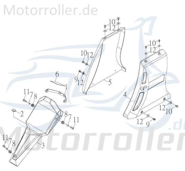 Kreidler F-Kart 170 Dekorsatz 170ccm 4Takt SFKOSZV2005 Motorroller.de Aufkleber Sticker Aufkleber-Set Deko-Set Aufklebersatz Dekoraufkleber Kit