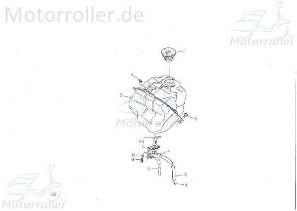 Schlauchklemme 9,5x1mm Schelle 50ccm 4Takt Rex F100-74655 Motorroller.de Spannring Clip Klemmschelle Schlauchbinder Klemm-Schelle Schlauch-Schelle