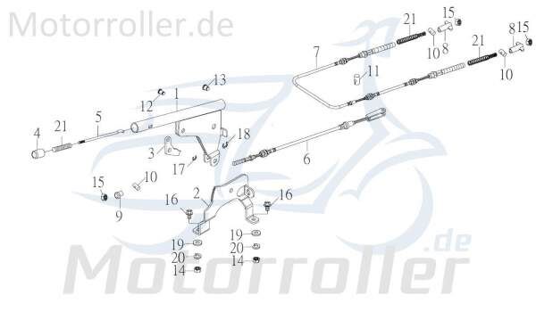 Kreidler F-Kart 170 Stift Bolzen 170ccm 4Takt 94610-08012-B Motorroller.de Passstift Nietstift Pass-Stift 170ccm-4Takt Ersatzteil Service Inpektion