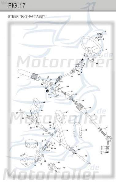 Bundmutter M5x15 Tongjian Sechskantmutter Buggy 250ccm 4Takt Motorroller.de Flanschmutter Sechskant-Mutter Flansch-Mutter Maschinenmutter Bund-Mutter