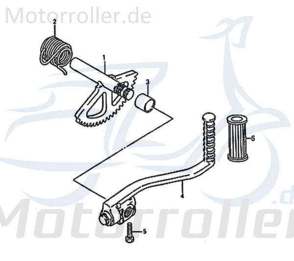 Schraube M6mm Kreidler Florett RMC-E 50 Motorrad FIG E10-5 Motorroller.de Bundschraube Maschinenschraube Flanschschraube Flansch-Schraube 50ccm-2Takt