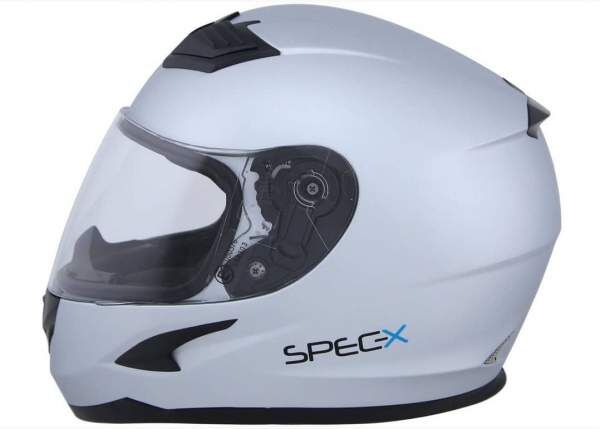 Integralhelm Spec-X "SX-81.01" silber-matt Größe 57/58/M Motorradhelm Rollerhelm Schutzhelm