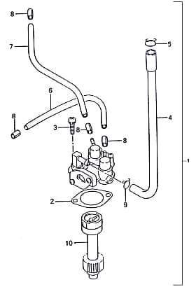 Dichtung Ölpumpe Motorrad Kreidler Florett RMC 87498