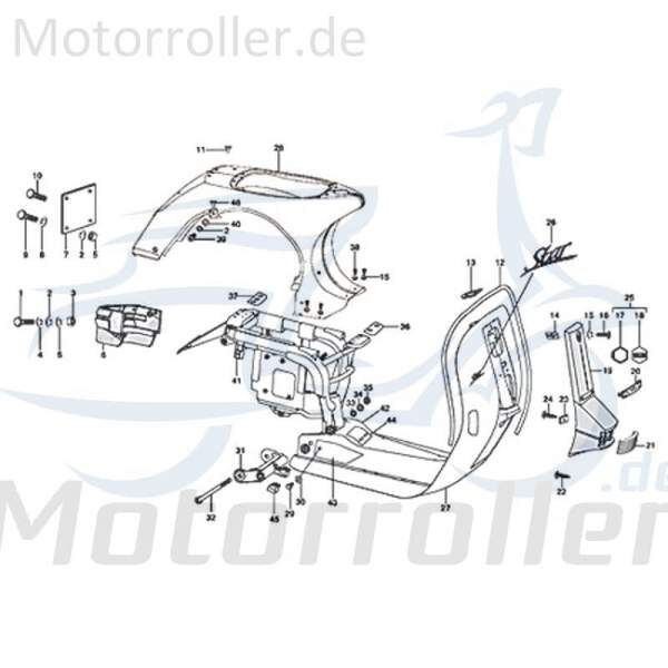 Zierleiste Dekoleiste AGM-MOTORS SF520-1873