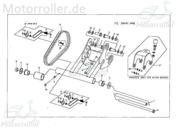 Kugellager 6901 24x12x6 PGO 96530690100 Motorroller.de